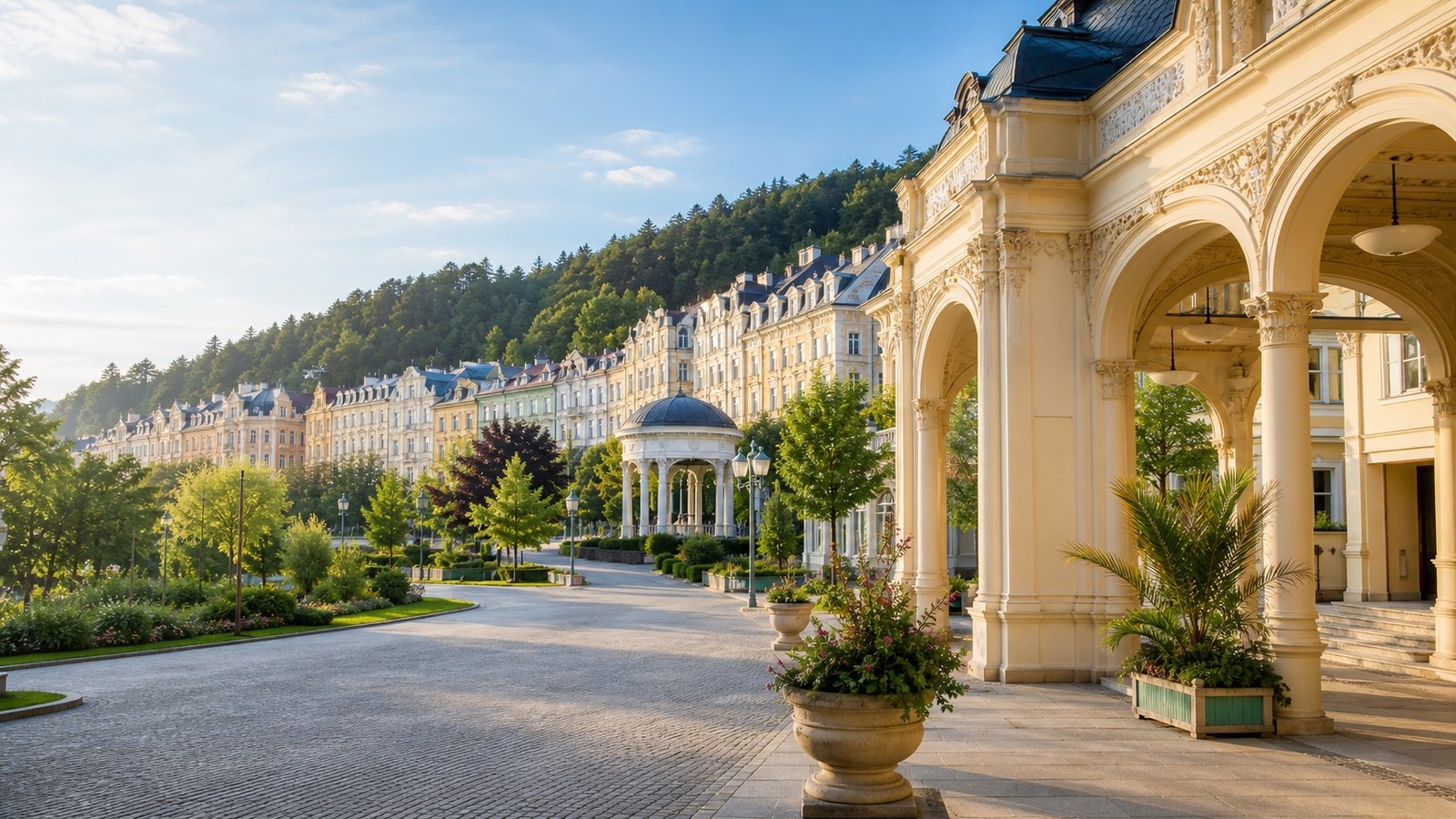 Hotels nahe der Kolonnade in Marienbad
