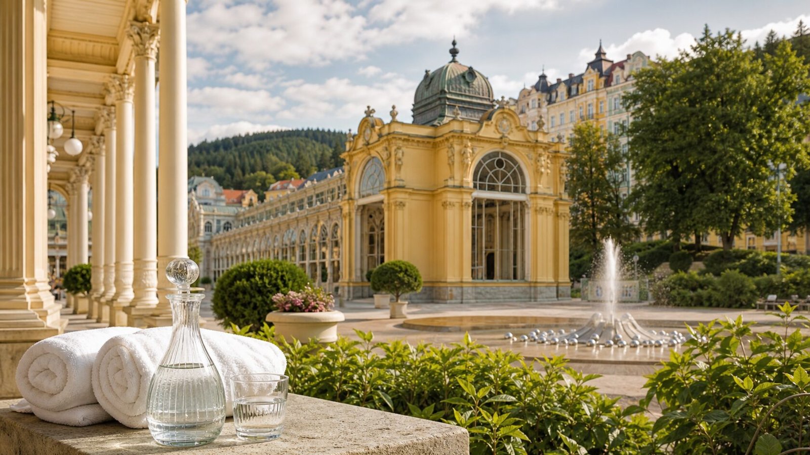 Wellness und Kurarchitektur in Marienbad