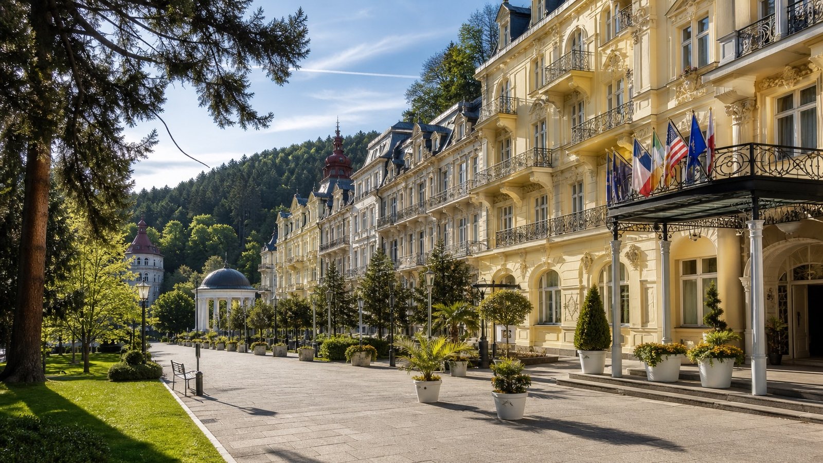 Spa sanatorium style hotel in Marianske Lazne